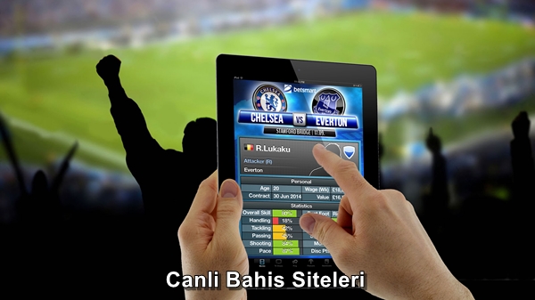 canli bahis sitelerinde bahis oynayan bir oyuncu
