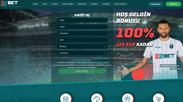 22bet Giriş Sayfası