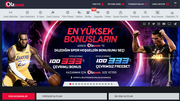 Olabahis üyelik bonusu