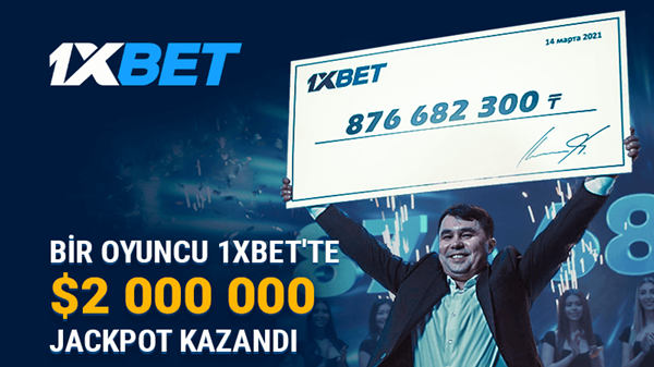 1xbet Kullanıcısı 2 Milyon Dolar Kazandı